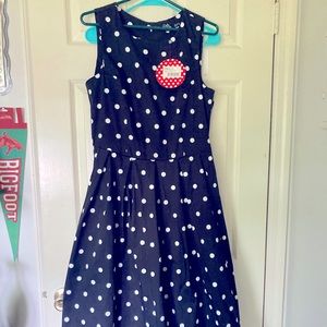 Dolly and Dottie for Unique Vintage 50s fit n flare dress spring summer